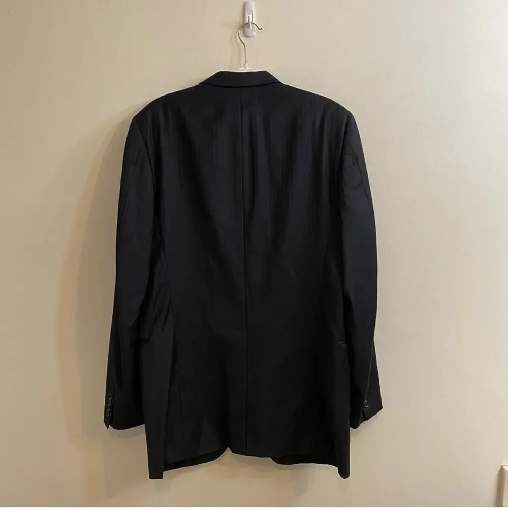Burberry London 100% Wool Men’s Size 42 XLG Suit Jacket 3 Buttoned Blazer Jacket